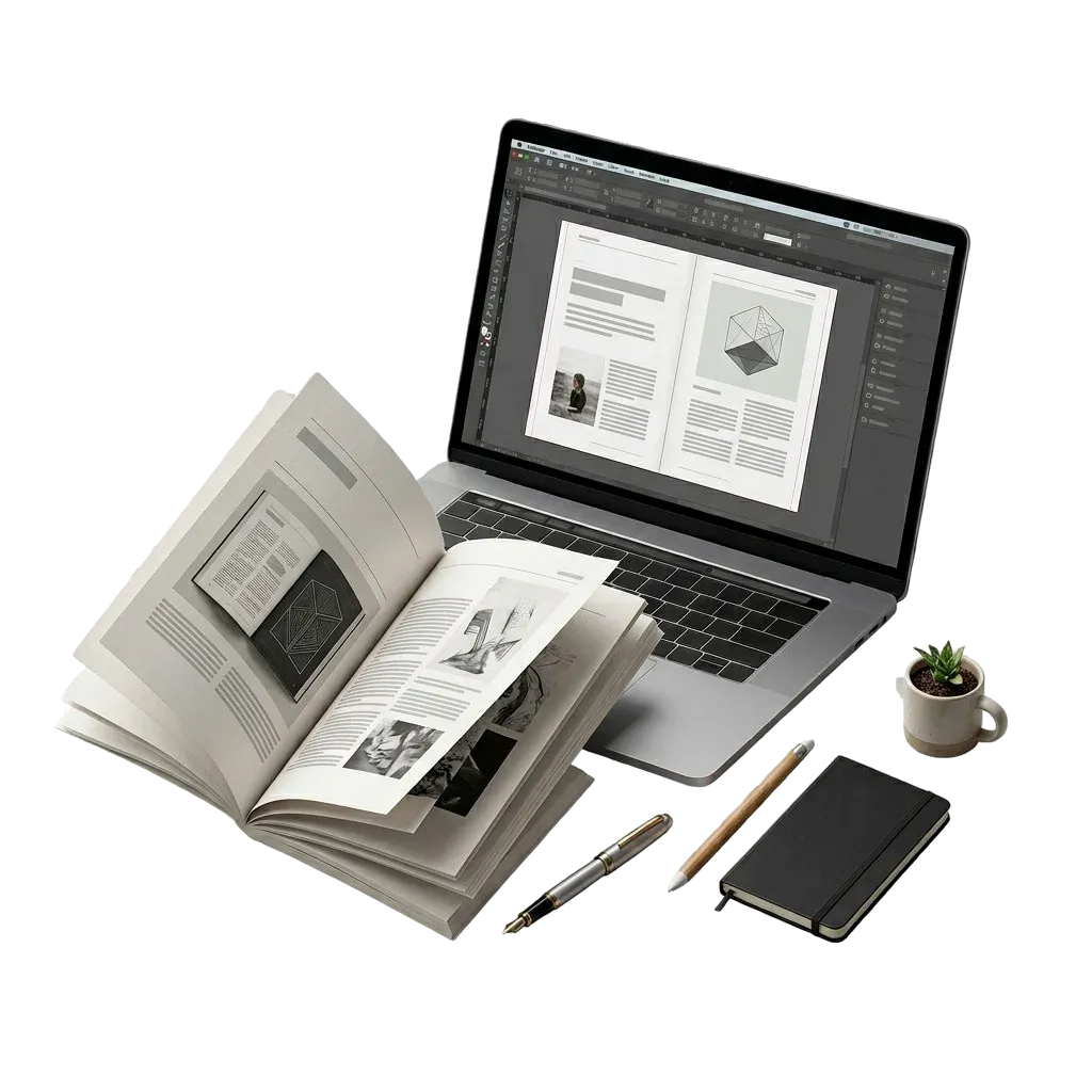 Printed paperback and hardcover editions side by side